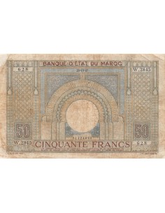 Maroc 50 francs 1947
