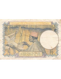 Afrique de l'Ouest 5 francs 1938 2