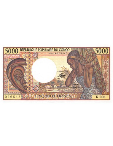 Congo (République du) 5000 francs 1984
