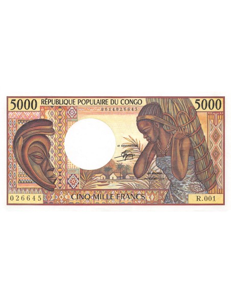 Congo (République du) 5000 francs 1984