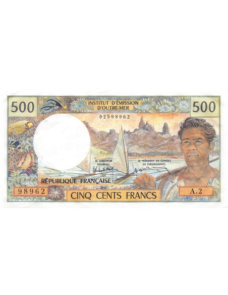 Institut d'Emission d'Outre Mer 500 francs 1969