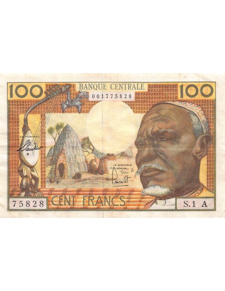 Tchad 100 francs 1963