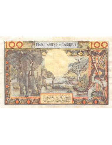 Tchad 100 francs 1963