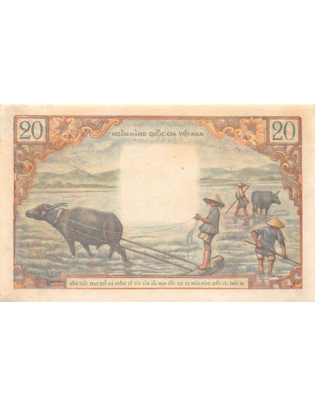 Vietnam du Sud 20 dong 1956