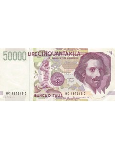 Italie 50000 lire 1992