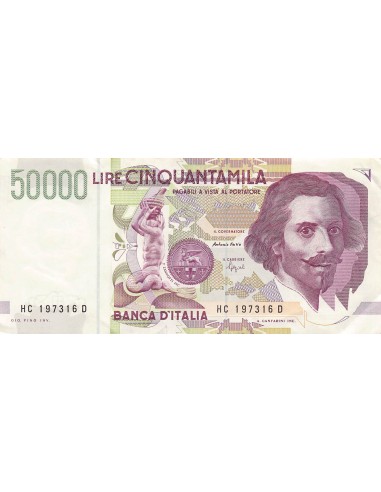 Italie 50000 lire 1992