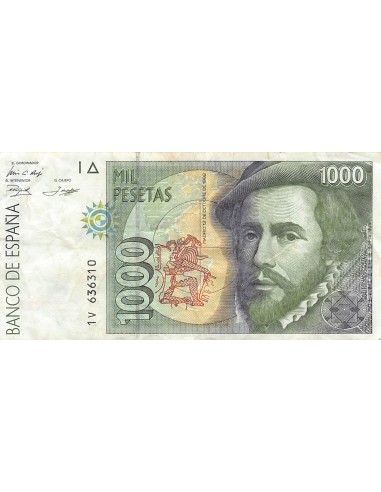 Espagne 1000 pesetas 1992
