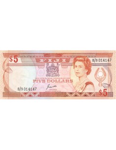 Fidji 5 dollars 1989