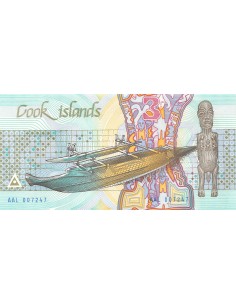 Iles Cook 3 dollars 1987 2