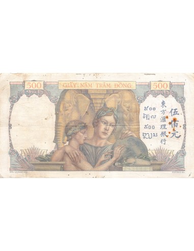 Indo-Chine Fr. 500 piastre 1939