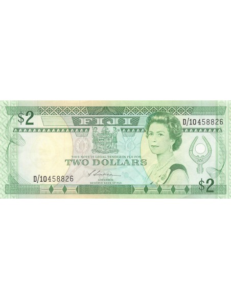 Fidji 2 dollars 1989