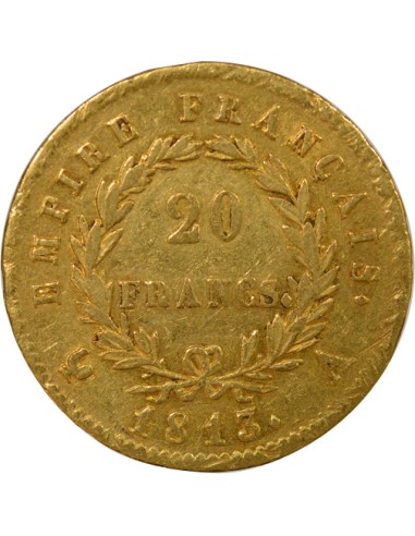 Roi d'Italie Empire 20 francs Or 1813 A - Paris
