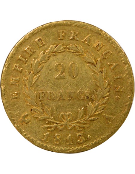 Roi d'Italie Empire 20 francs Or 1813 A - Paris