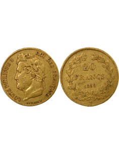 Louis-Philippe Ier Domard 20 francs Or 1839 A - Paris