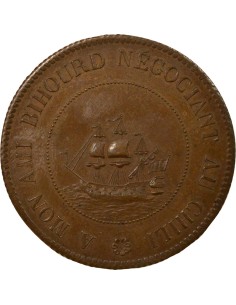 Négociant Thonnelier 25 francs (module) Cuivre 1836 A Paris 2