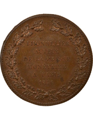 Négociant Thonnelier 25 francs (module) Cuivre 1836 A Paris