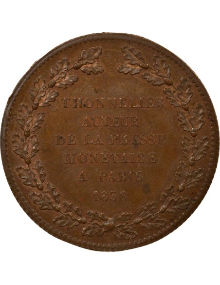 Négociant Thonnelier 25 francs (module) Cuivre 1836 A Paris