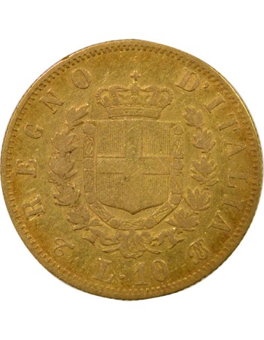 Italie Victor Emmanuel II 10 lire Or 1863 T Turin