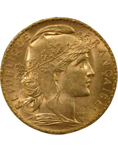 Coq 20 francs Or 1899 A Paris
