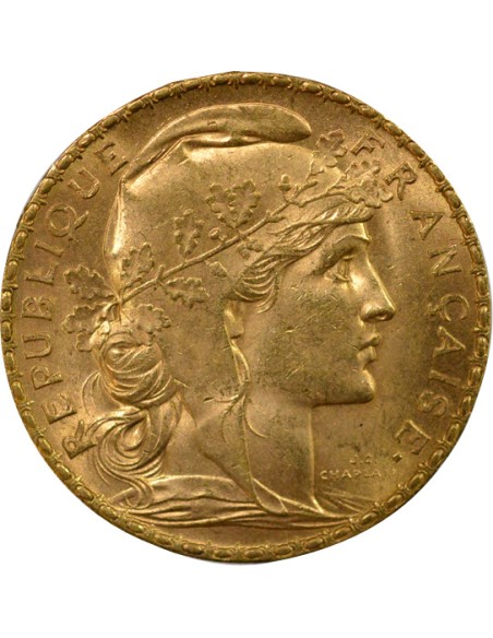 Coq 20 francs Or 1899 A Paris