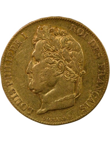 Louis-Philippe Ier Domard 20 francs Or 1847 A - Paris