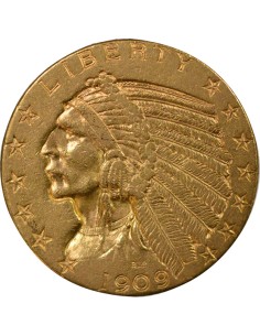 Etats Unis d'Amérique Tête D'Indien 10 dollars Or 1909 D - Denver 2
