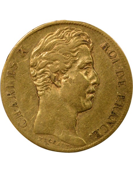 Charles X 20 francs Or 1825 A - Paris
