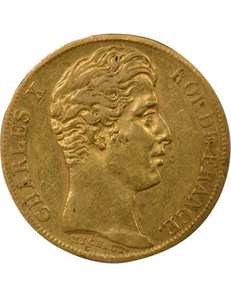 Charles X 4 1/2 Feuilles 20 francs Or 1830 A - Paris