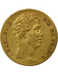 Charles X 4 1/2 Feuilles 20 francs Or 1830 A - Paris 2
