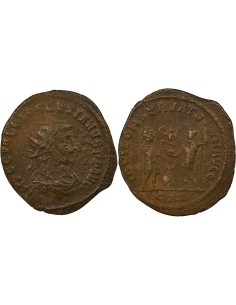 Rome Empire Dioclétien Jupiter & Empereur 1 antoninien Billon 285 Antioche