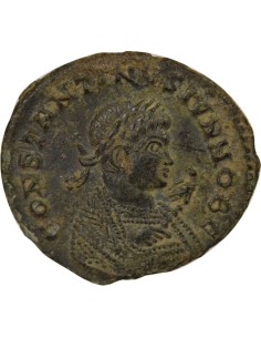 Rome Empire Constantin II à l'Autel 1 nummus Cuivre 322-323 Trèves 2