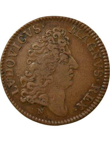 Louis XVI Galères Royales 1 jeton Cuivre 1691