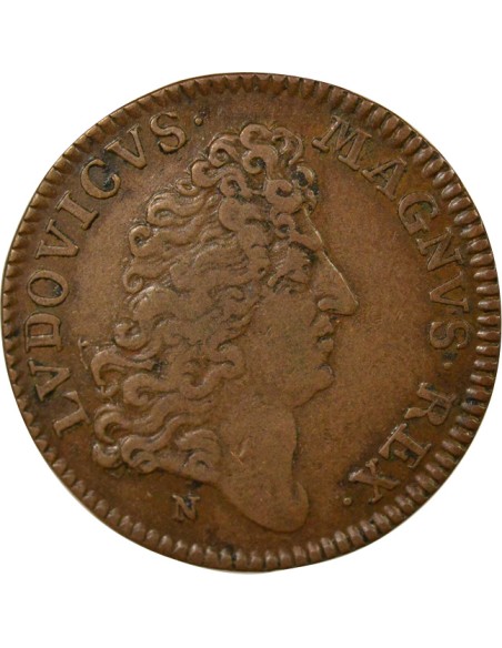 Louis XVI Galères Royales 1 jeton Cuivre 1691