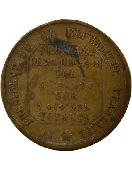 Louis Napoléon Election Bronze 1848