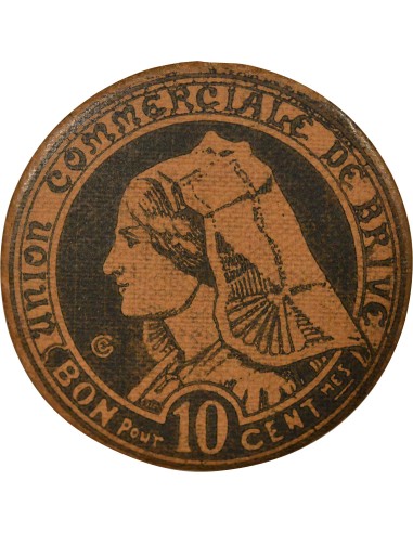 Union Commerciale 10 centimes Carton 1917