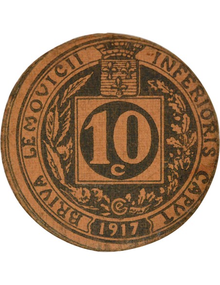 Union Commerciale 10 centimes Carton 1917