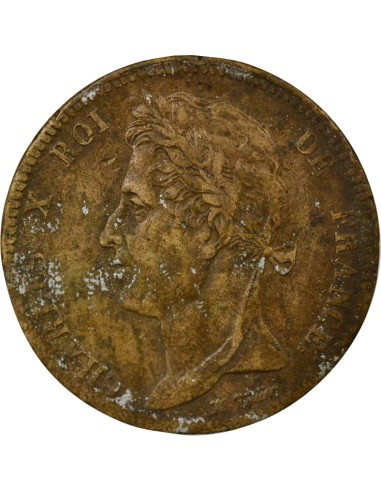 Guyane Française Charles X 5 centimes Bronze 1829 A - Paris