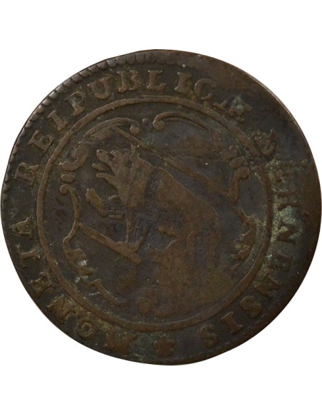 Suisse (Berne) 1/2 batzen Billon 1796