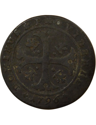 Suisse (Berne) 1/2 batzen Billon 1796
