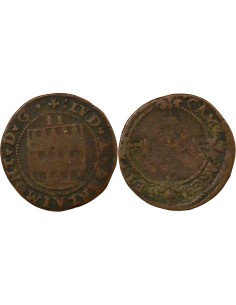 France (Evêché de Cambrai) Jean de Montfort 1 denier Billon 1570-1596 Cambrai