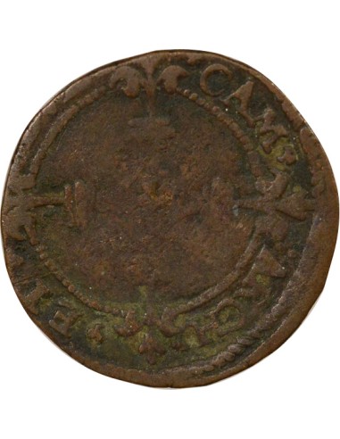 France (Evêché de Cambrai) Jean de Montfort 1 denier Billon 1570-1596 Cambrai
