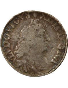 Louis XIV Des Traitants 4 sol Argent 1675 Vimy 2