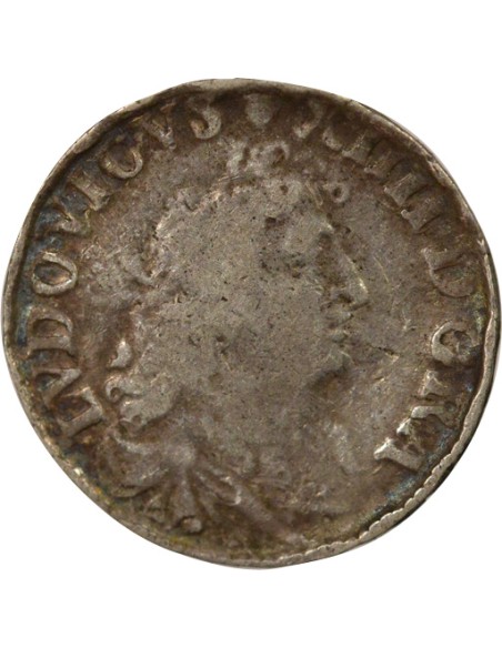 Louis XIV Des Traitants 4 sol Argent 1675 Vimy