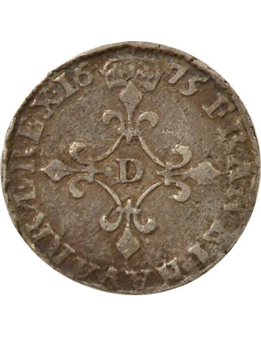 Louis XIV Des Traitants 4 sol Argent 1675 Vimy