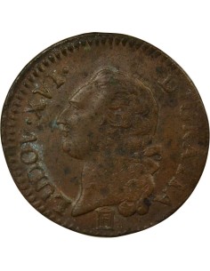 Louis XVI A l'Ecu 1 sol Cuivre 1785 K Bordeaux 2