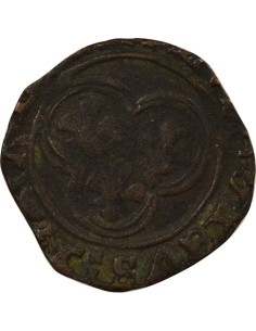 Louis XI 2e Type 1 double tournois Billon 1476-1483 2