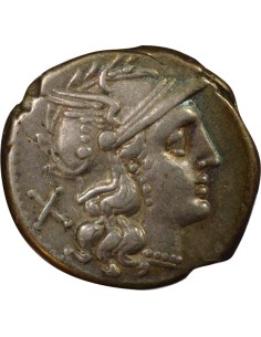 République Romaine 1 denier Argent 194 / 190 Av JC R Rome 2