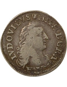 Louis XIV Des Traitants 4 sol Argent 1675 Vimy 2