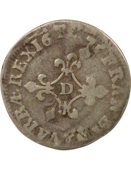 Louis XIV Des Traitants 4 sol Argent 1675 Vimy