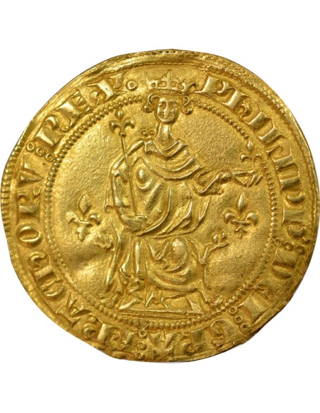 Philippe IV à la Reine 1 florin Or 1305-1310